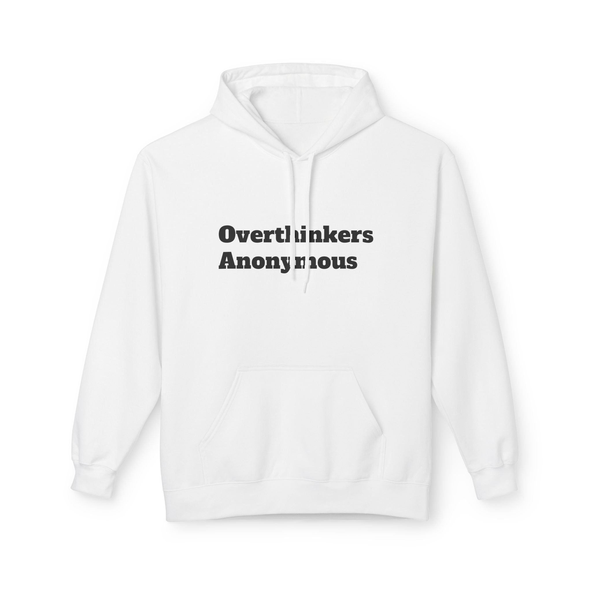 Overthinkers Anonymous Hoodie | Mental Health Comfort Wear | Cozy Anxiety Relief Sweatshirt