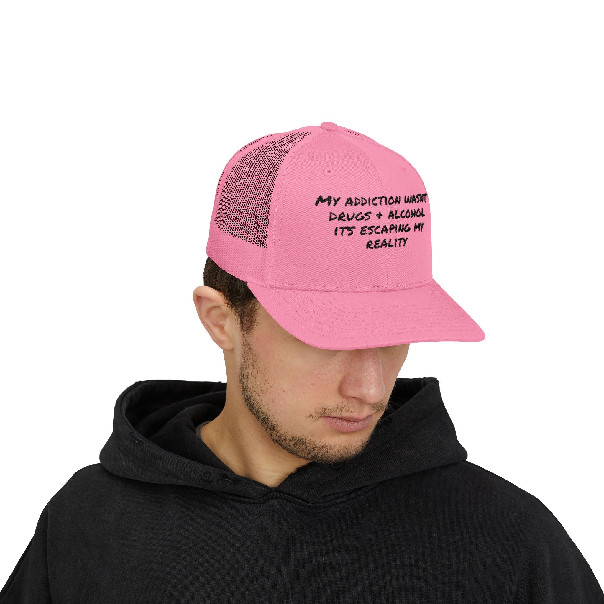 Snapback Cap - Addiction Escape Reality Statement Hat