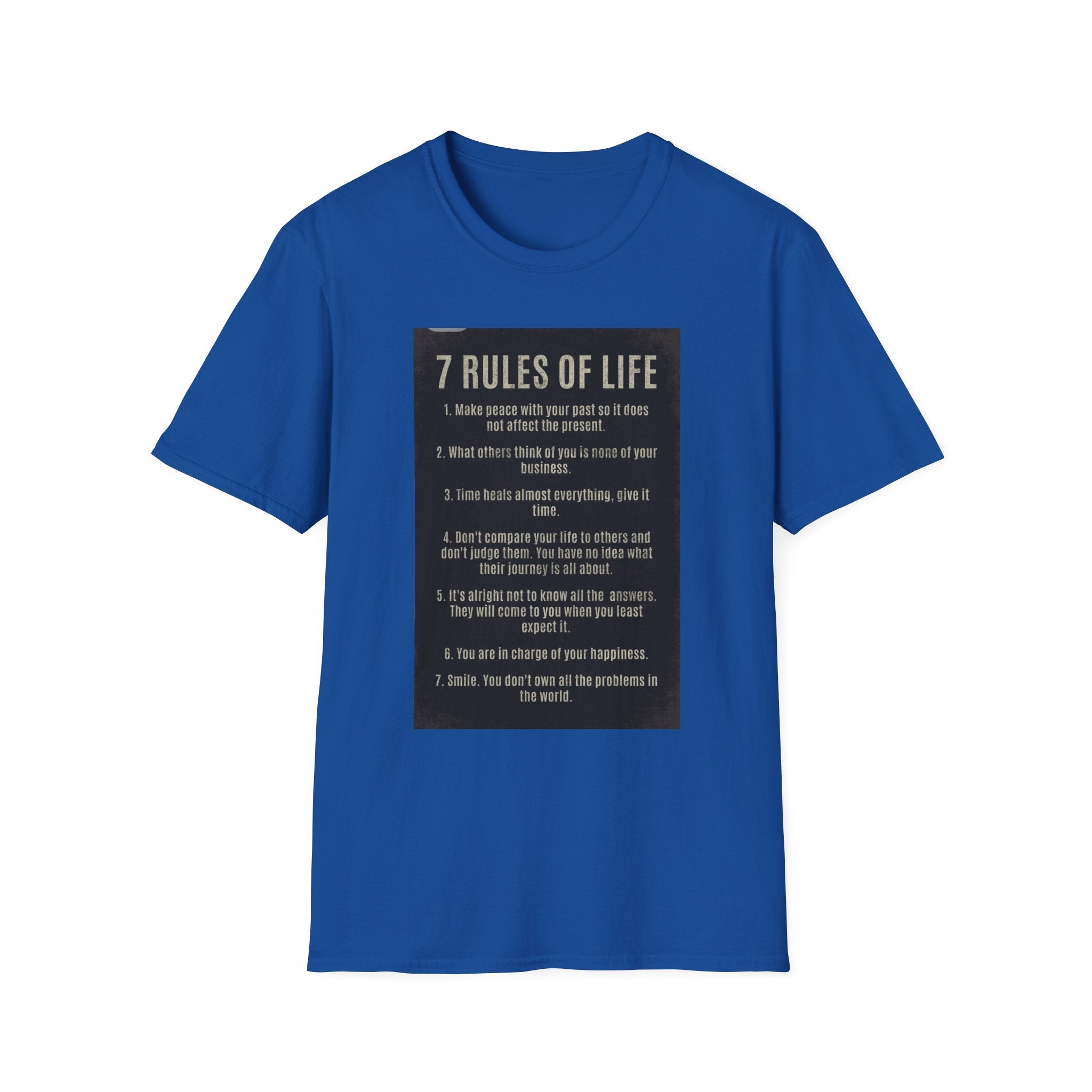 Unisex T-Shirt - Rules of Life & Addiction Design