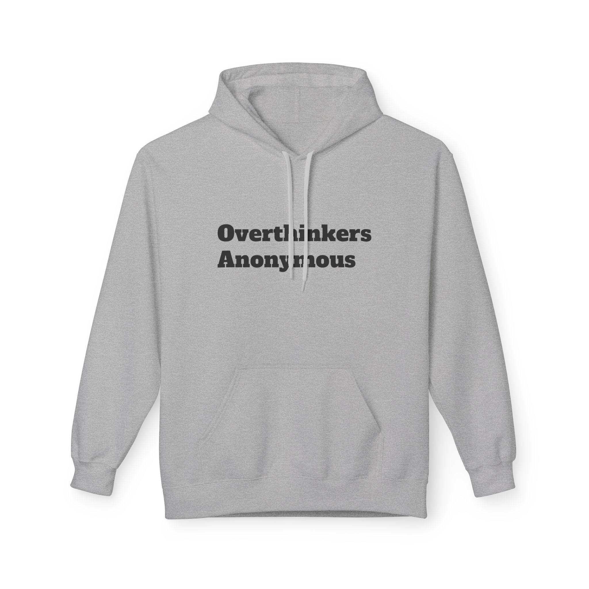 Overthinkers Anonymous Hoodie | Mental Health Comfort Wear | Cozy Anxiety Relief Sweatshirt