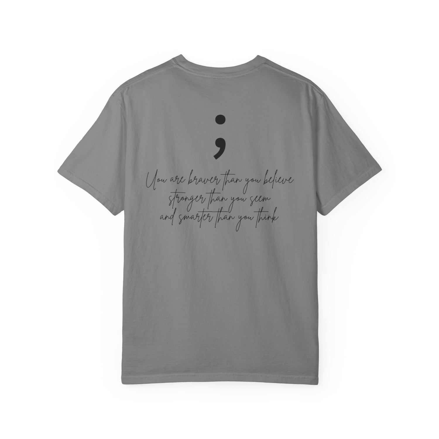Semicolon Mental Health Awareness T-Shirt