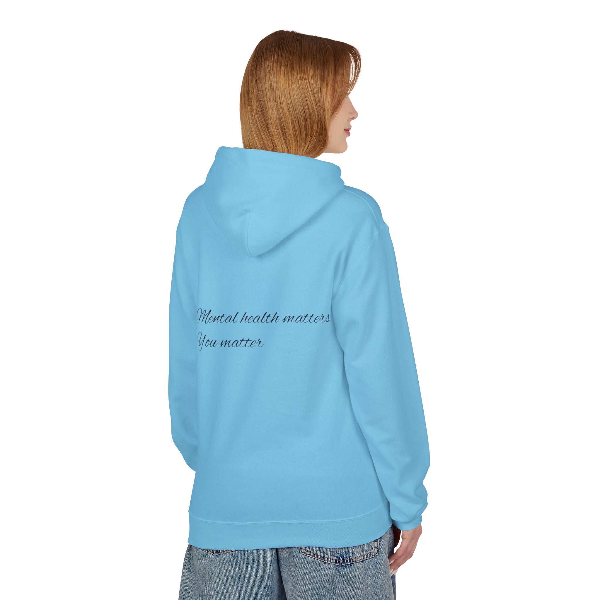 Hoodie - Mental Health Matters Unisex Midweight Softstyle Fleece