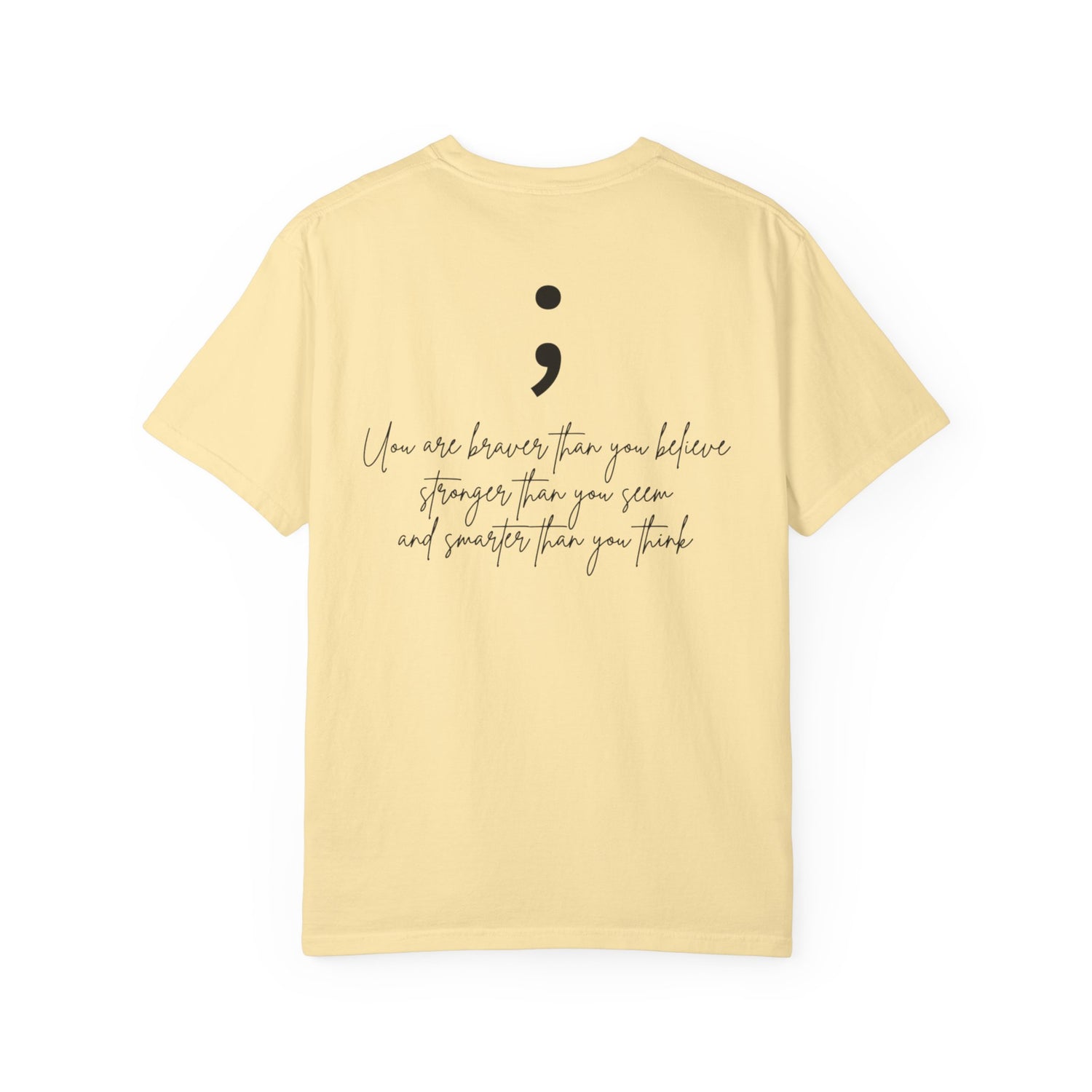 Semicolon Mental Health Awareness T-Shirt