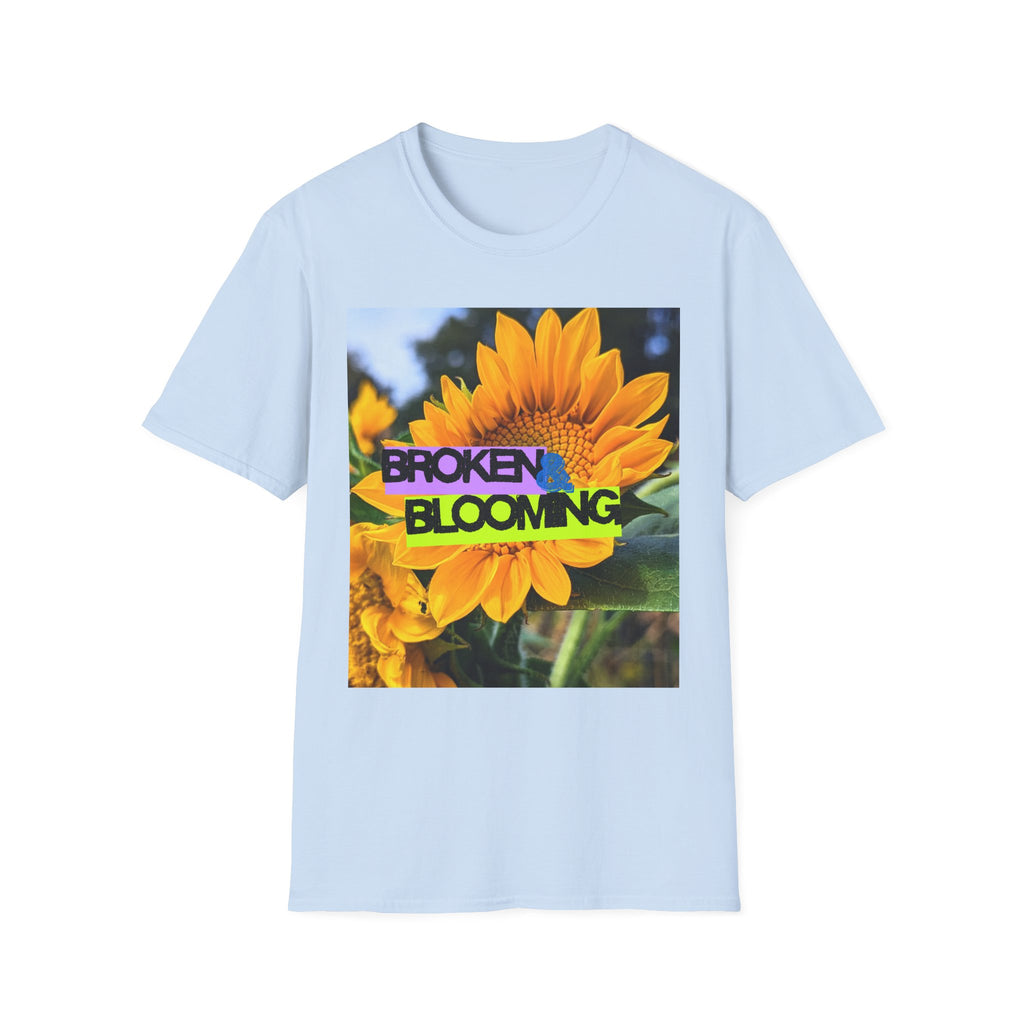 Broken and blooming tshirt