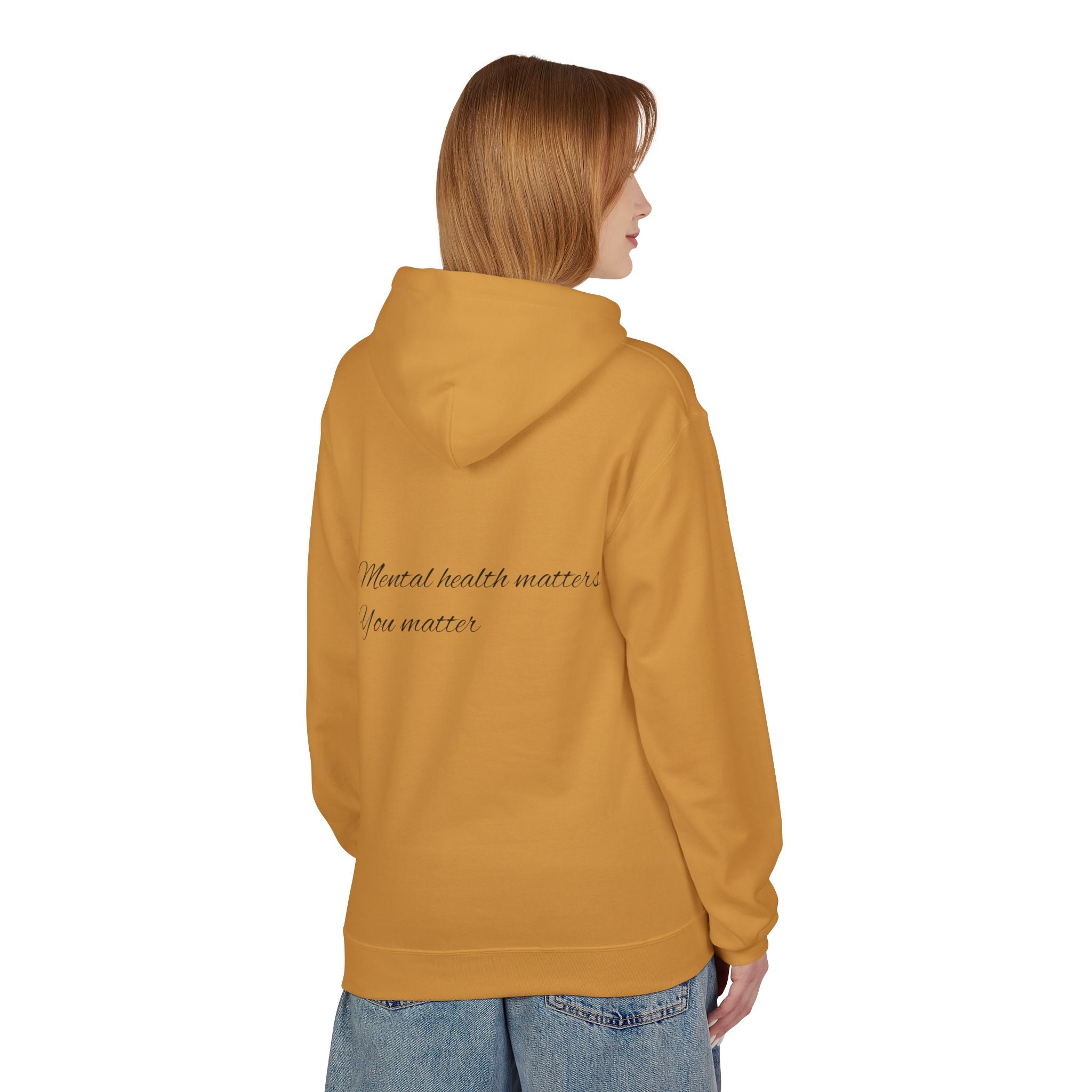 Hoodie - Mental Health Matters Unisex Midweight Softstyle Fleece