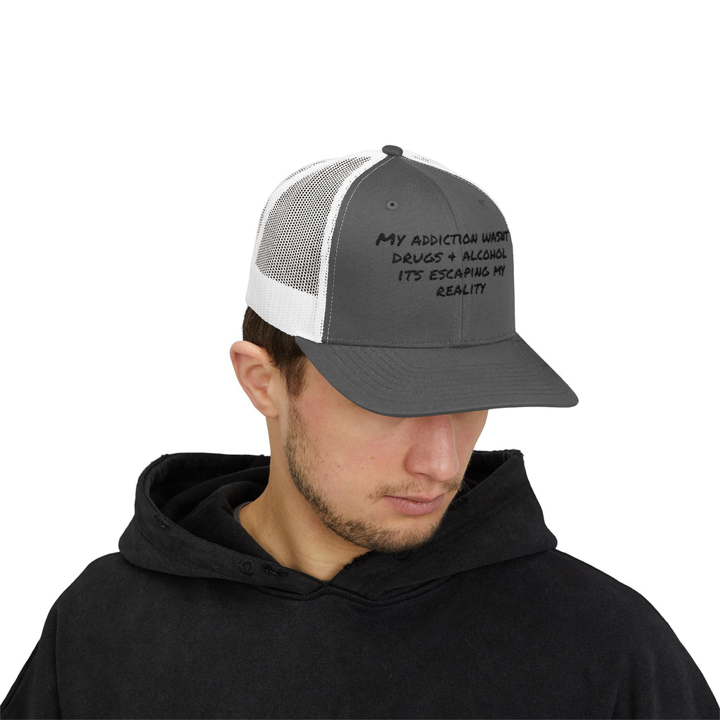 Snapback Cap - Addiction Escape Reality Statement Hat