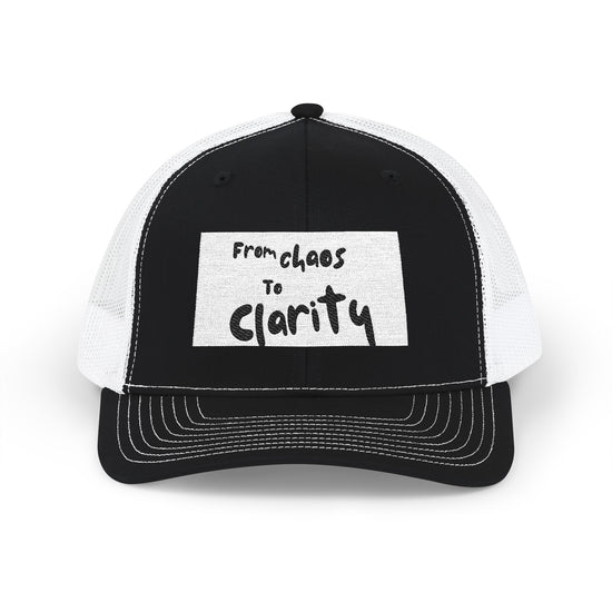 Embroidered Snapback Cap - From Chaos to Clarity Design