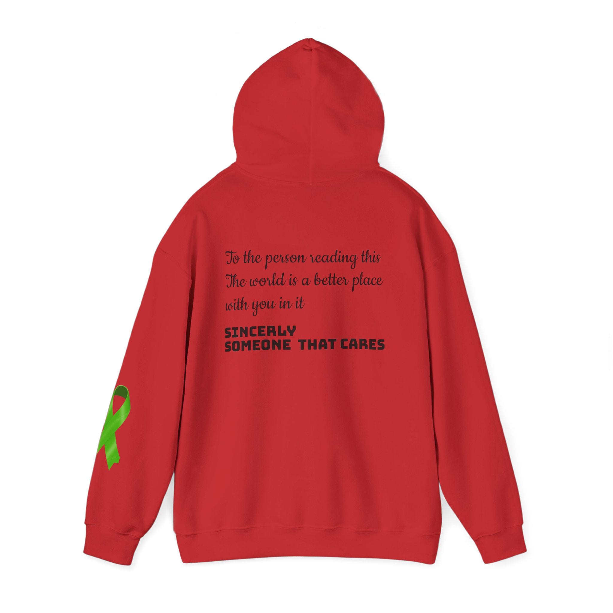 Hooded Sweatshirt - Suicide Awareness 'You Are Enough'