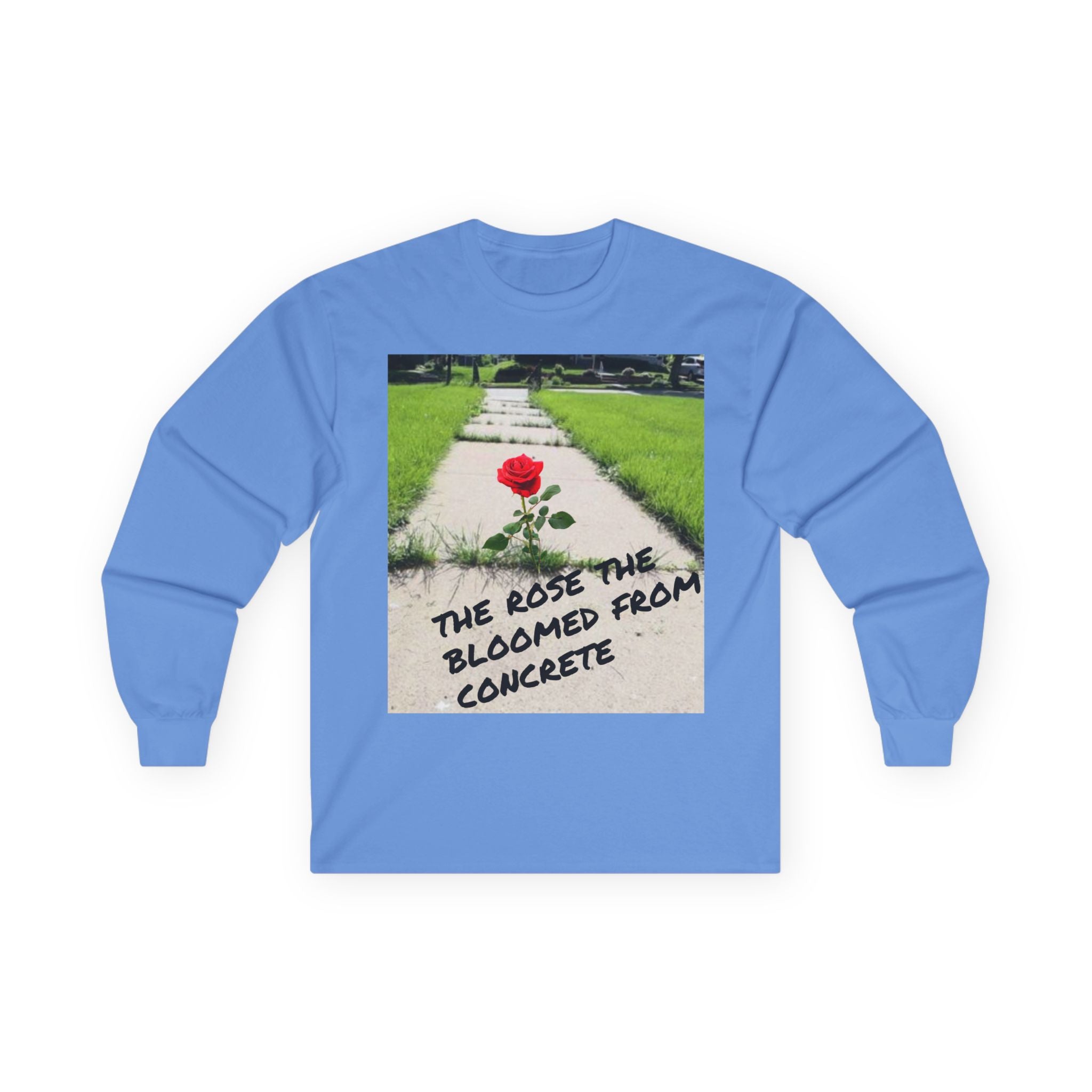 The Rose That Bloomed From Concrete Sweater – Inspirational Mental Health & Resilience Quote Apparel
