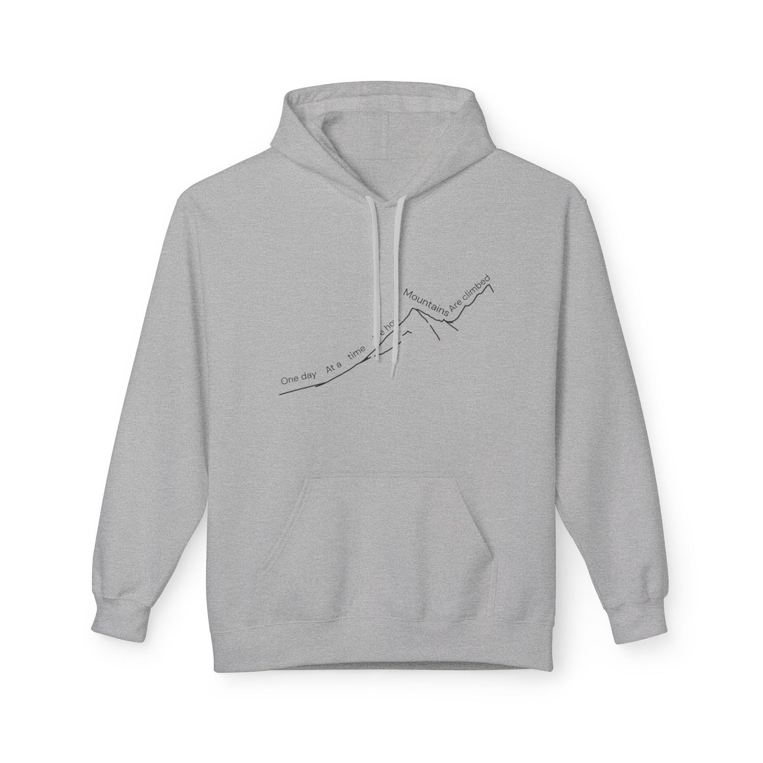 One Day at a Time Mountain Climb Sweater - Motivational