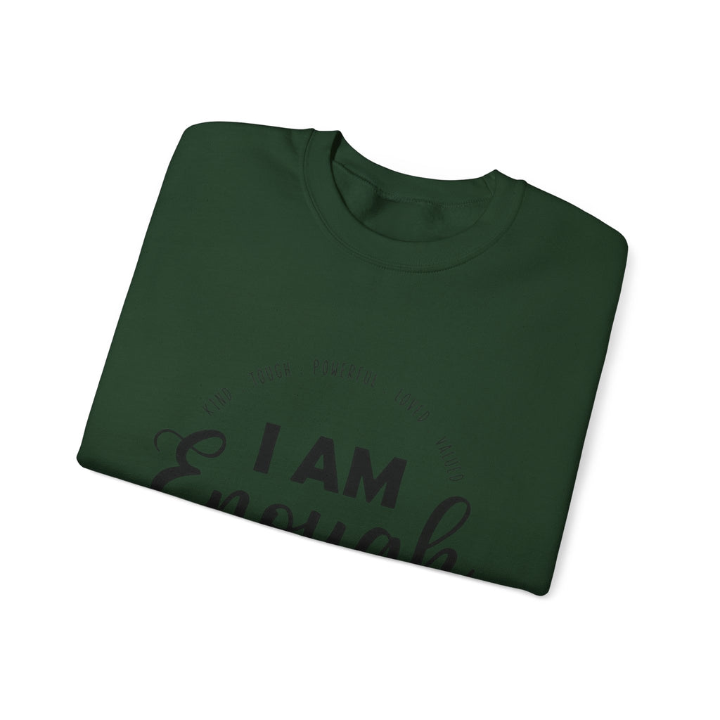 I Am Enough" Suicide & Depression Awareness Sweater – Mental Health Support & Inspirational Quote