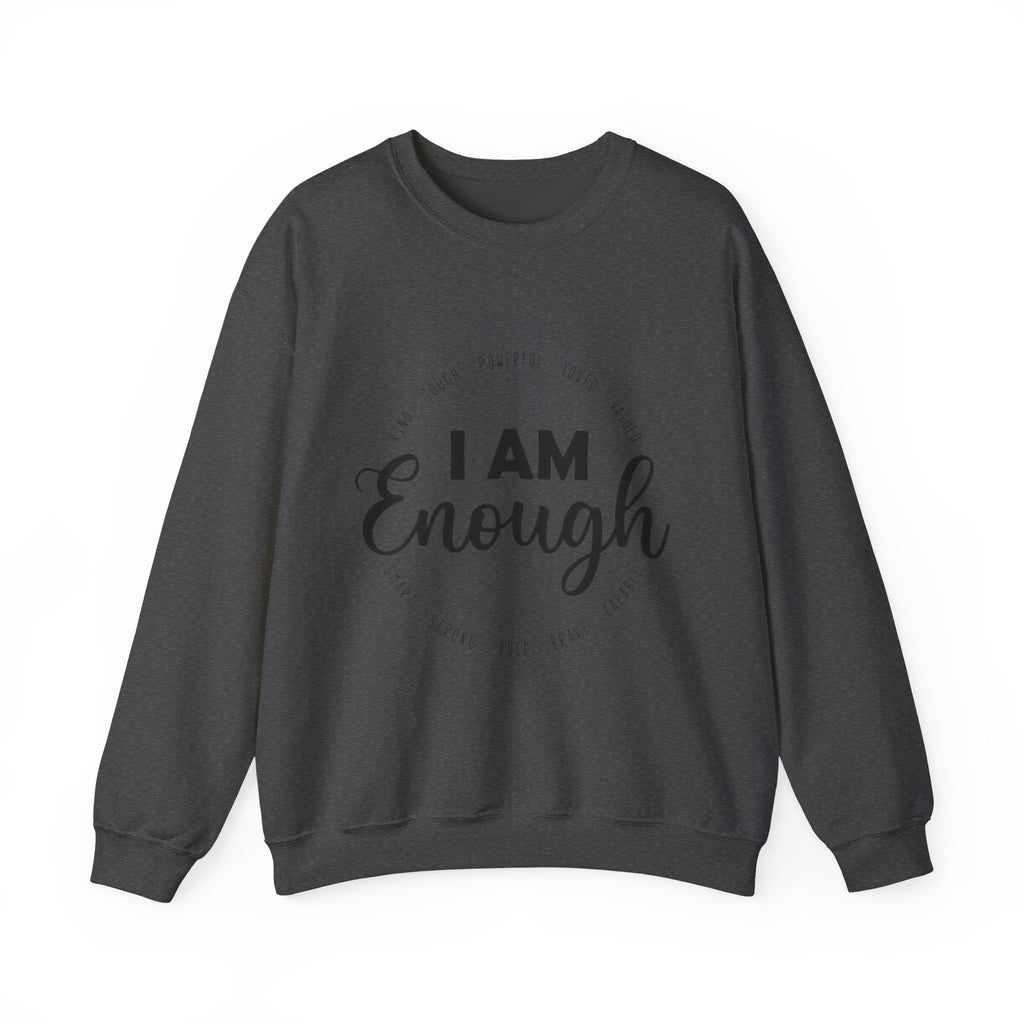 I Am Enough" Suicide & Depression Awareness Sweater – Mental Health Support & Inspirational Quote