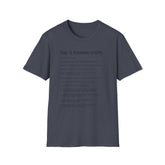 Nutrition Mental Health Unisex T-Shirt