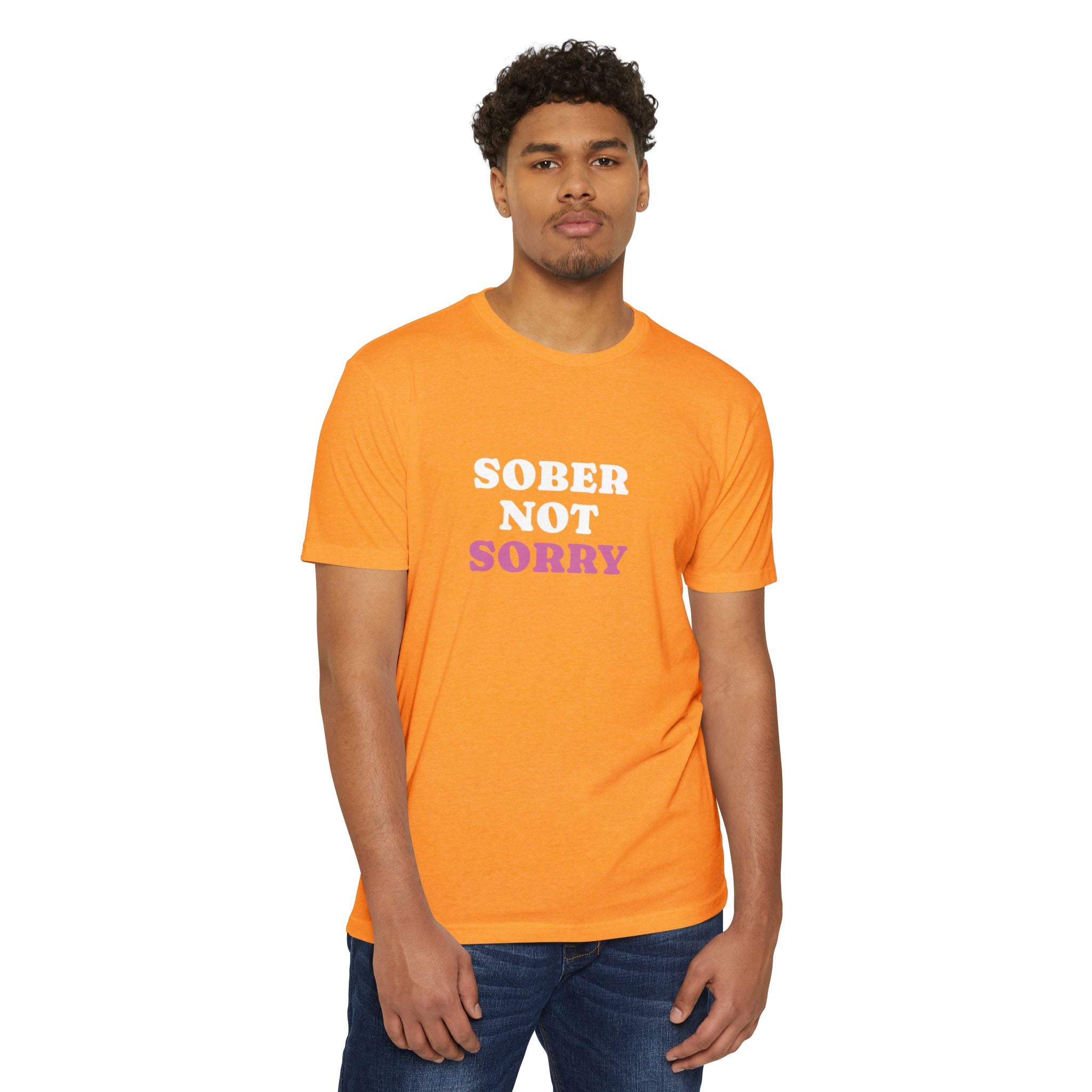 Sober Not Sorry T-Shirt | Bold Sobriety & Recovery Shirt | Empowering Addiction Recovery and Mental Health Tee