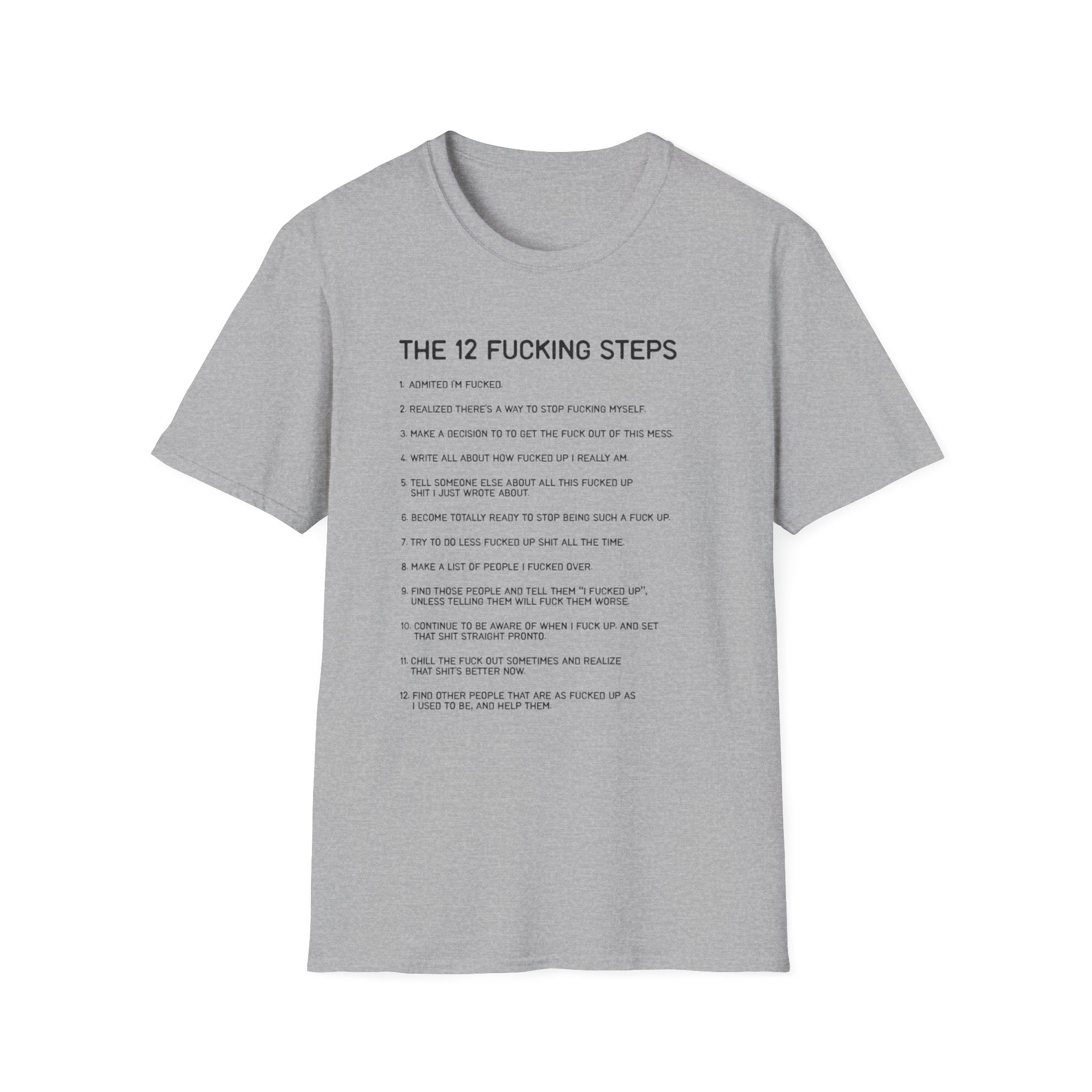 12 Fing steps funny tshirt