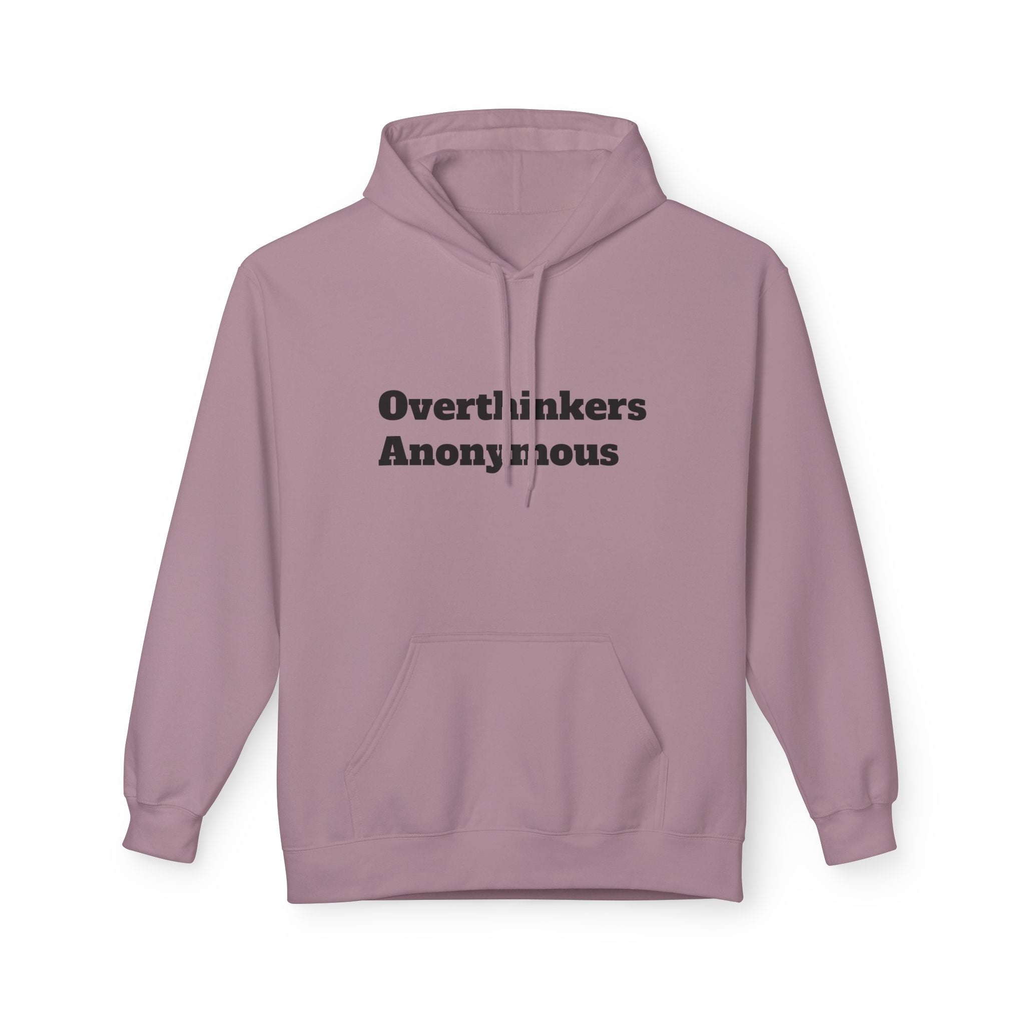 Overthinkers Anonymous Hoodie | Mental Health Comfort Wear | Cozy Anxiety Relief Sweatshirt