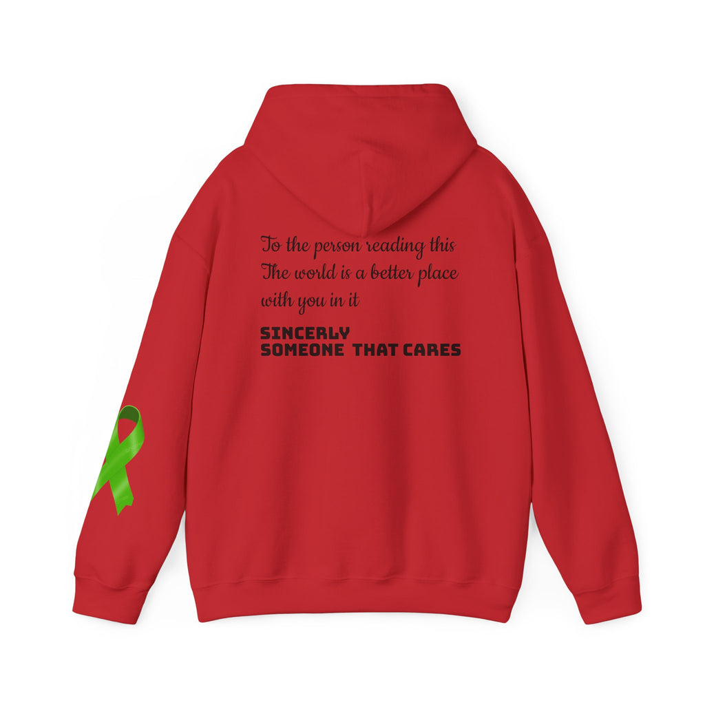 Hooded Sweatshirt - Suicide Awareness 'You Are Enough'