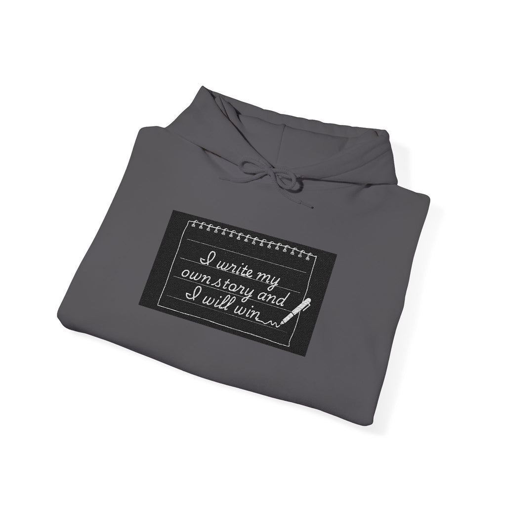 Cozy Pastel Quote Embroidered  Hoodie, Unisex Sweatshirt for Relaxed Days, Gift for Friends, Inspirational Apparel, Casual Layering