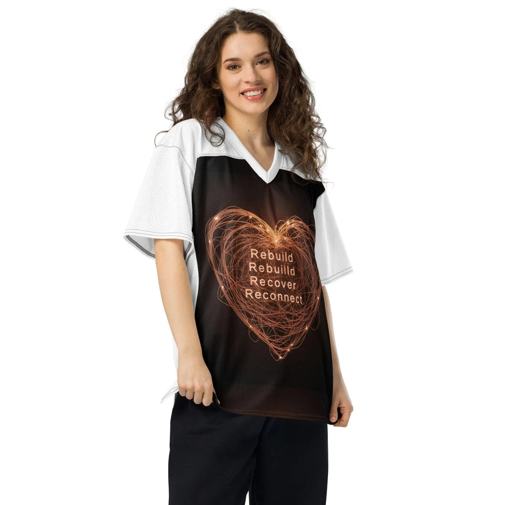 Recover & Reconnect Mesh Jersey – Breathe Easy, Live Free - Sonny Side Up - 