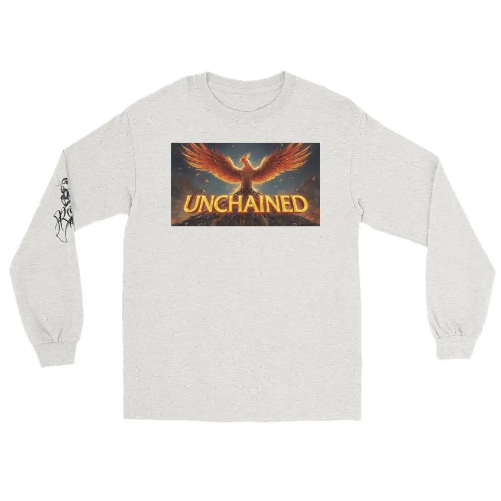 Unchained Long Sleeve | Freedom - Inspired Classic Fit Tee for Men - Sonny Side Up - 