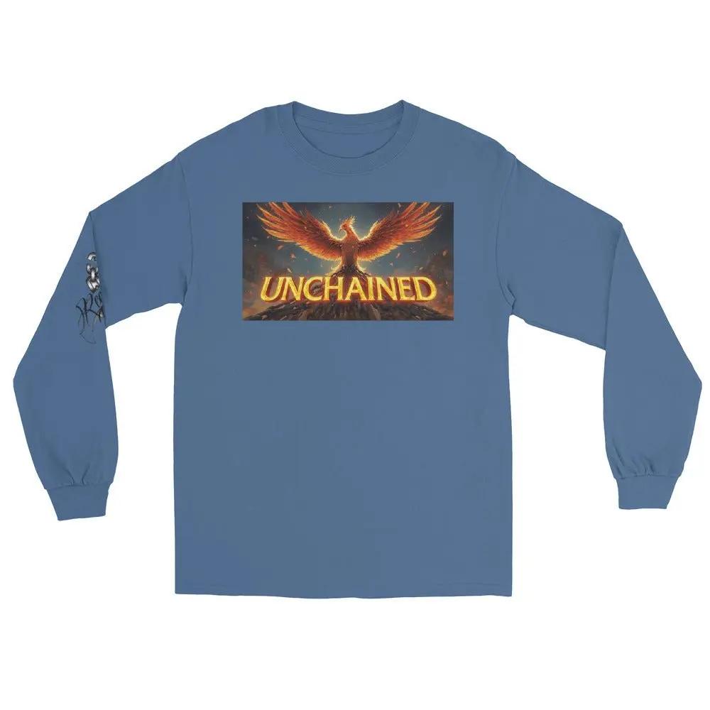 Unchained Long Sleeve | Freedom - Inspired Classic Fit Tee for Men - Sonny Side Up - 