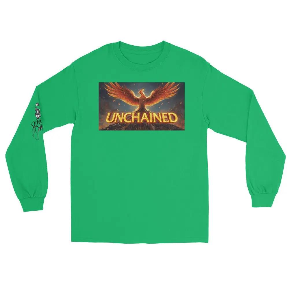 Unchained Long Sleeve | Freedom - Inspired Classic Fit Tee for Men - Sonny Side Up - 