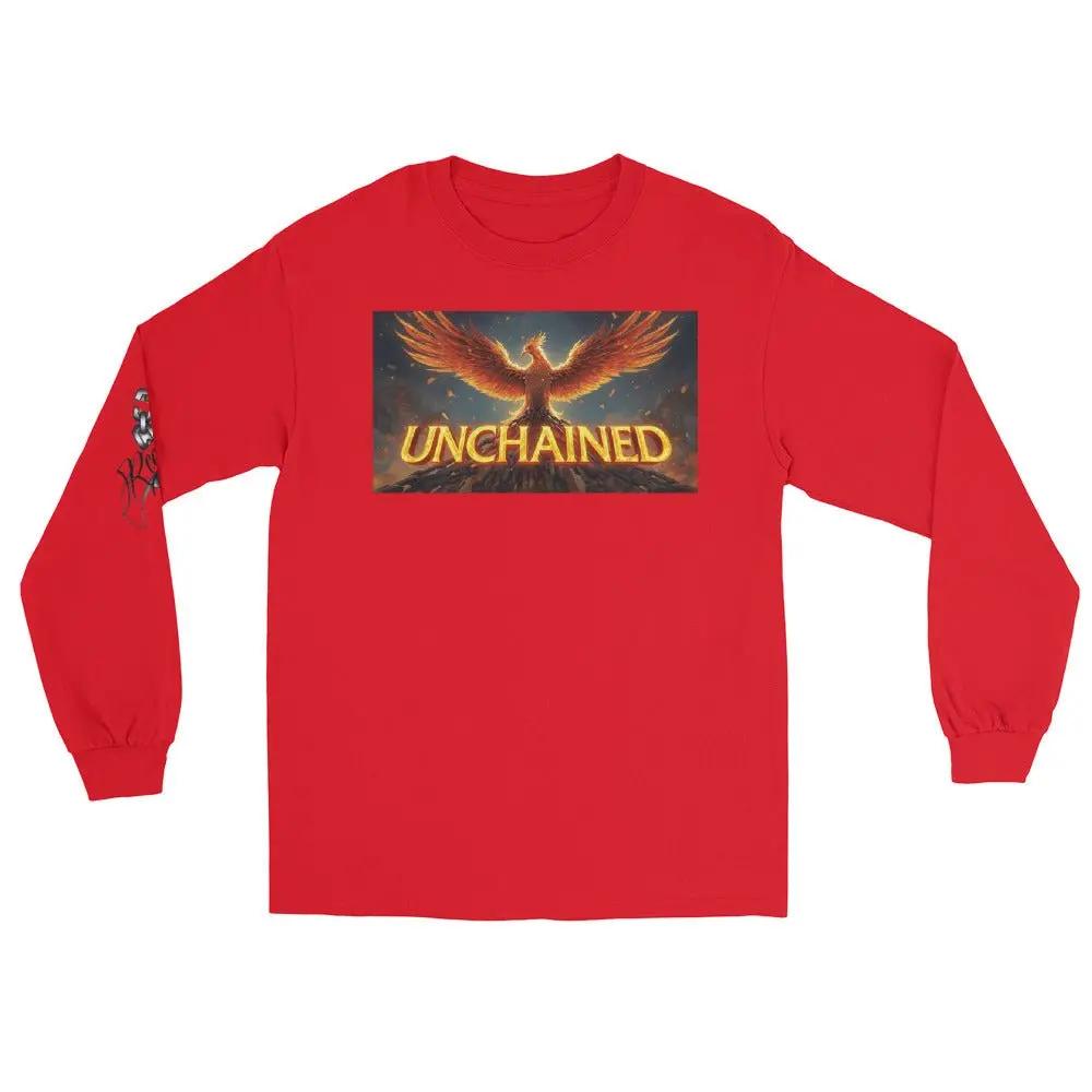 Unchained Long Sleeve | Freedom - Inspired Classic Fit Tee for Men - Sonny Side Up - 