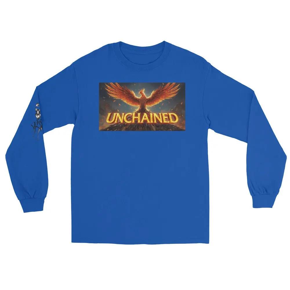 Unchained Long Sleeve | Freedom - Inspired Classic Fit Tee for Men - Sonny Side Up - 