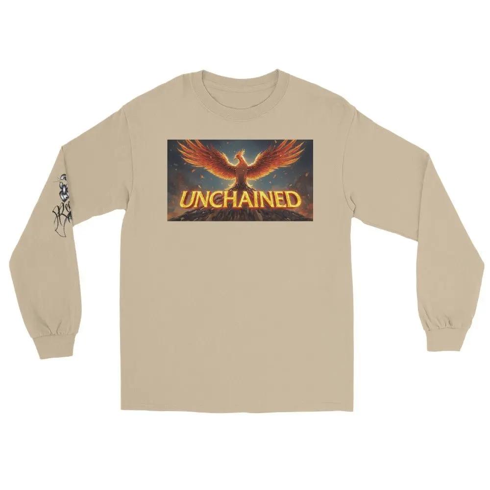 Unchained Long Sleeve | Freedom - Inspired Classic Fit Tee for Men - Sonny Side Up - 