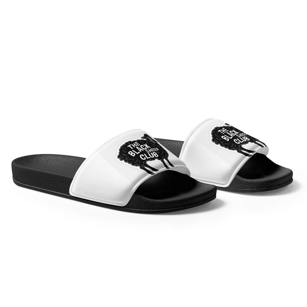Black Sheep Men’s Slides – Comfortable, Cushioned Sandals for Everyday Confidence - Sonny Side Up - 