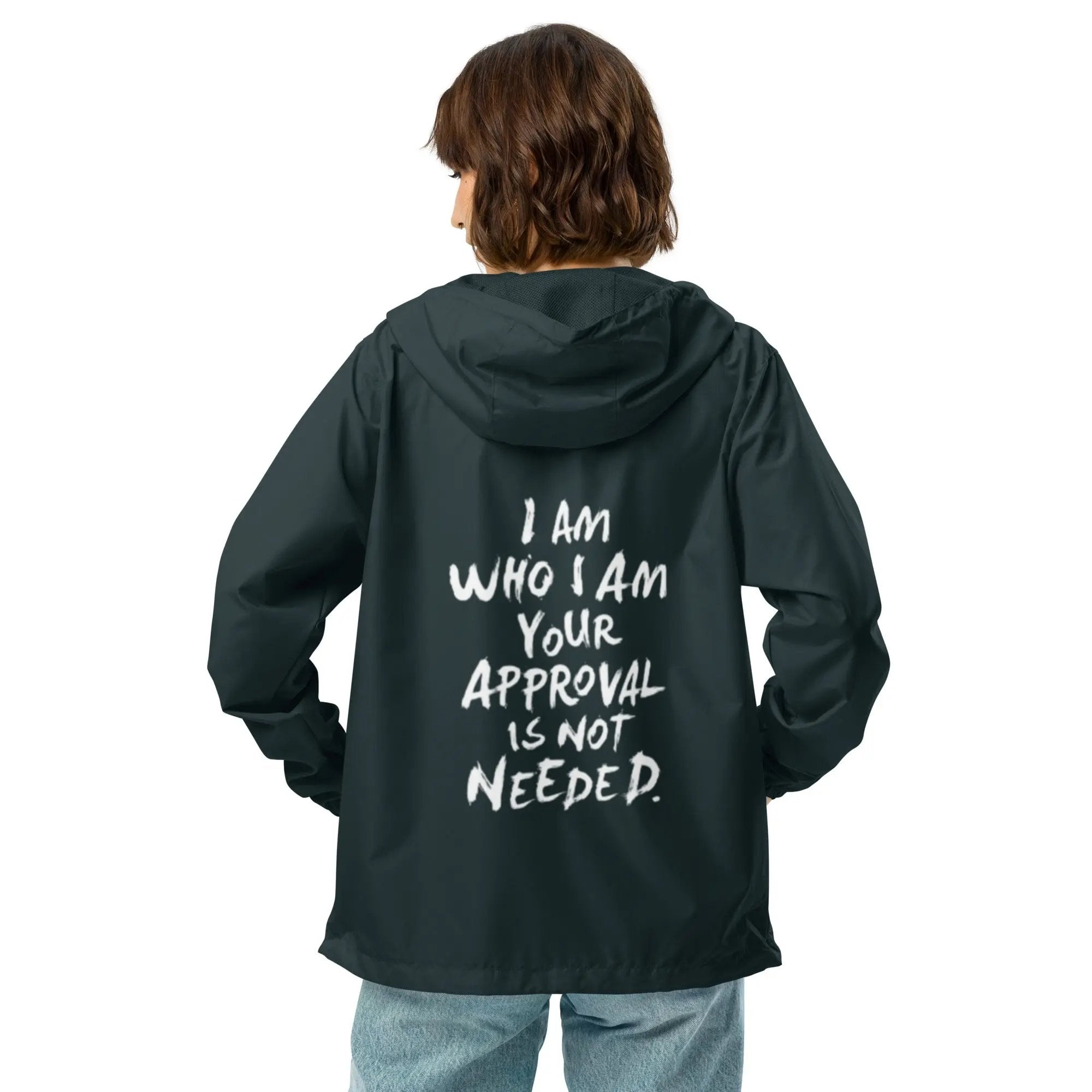 I Am Who I Am windbreaker