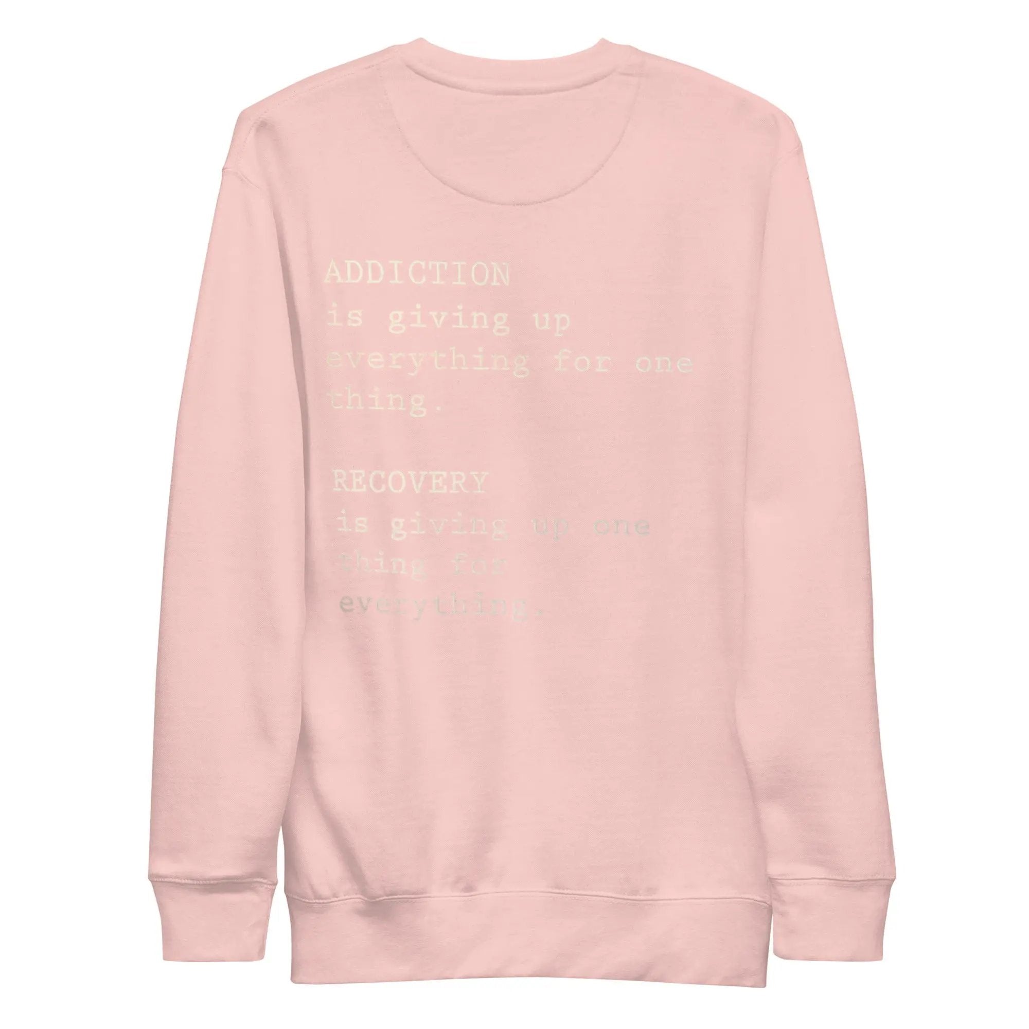 addiction awareness sweatshirt