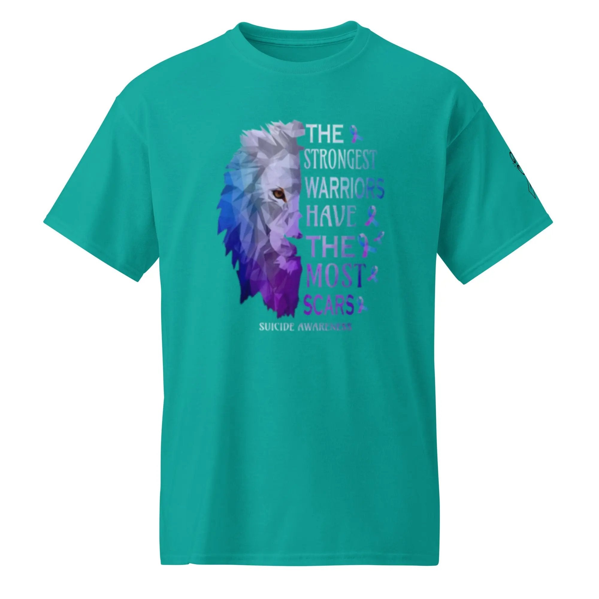 The Strongest Warriors Have Scars T-Shirt | Motivational Mental Health & Recovery Tee | Inspirational Workout Shirt - Sonny Side Up - 